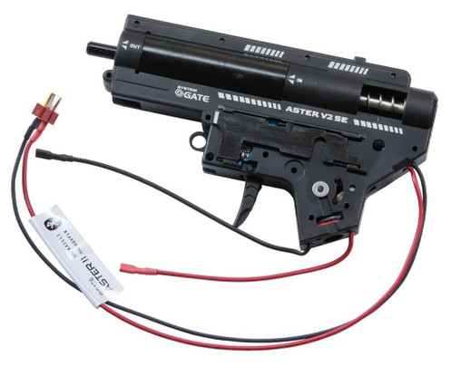 Lancer Tactical Gen 4 M4 AEG Gearbox with GATE ASTER V2 SE ETU System, Black