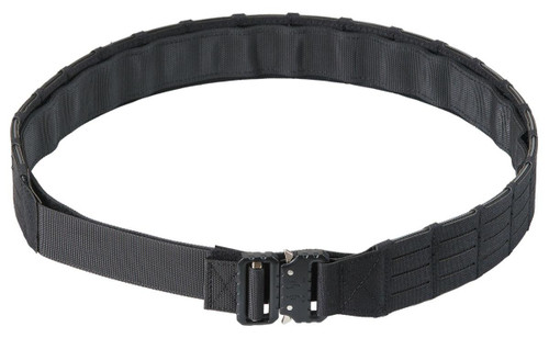 Lancer Tactical Laser Cut Hook & Loop Inner/Outer Tactical Belt System, X-Large, Black
