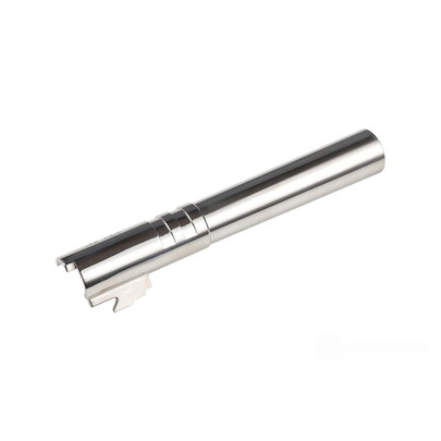Atlas Custom Works Aluminum Outer Barrel for Tokyo Marui Hi-Capa 5.1 with 11mm Threads, Silver