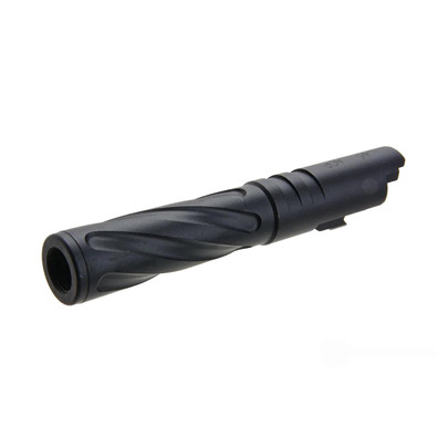 Atlas Custom Works Tornado Aluminum Outer Barrel for TM Hi-Capa 4.3 GBB Pistols, Black