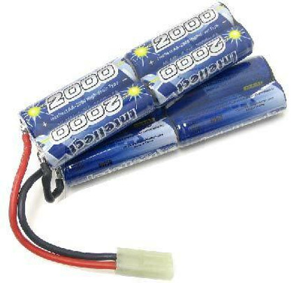 Intellect 9.6v 2000 mAh High Quality NiMH Butterfly Battery