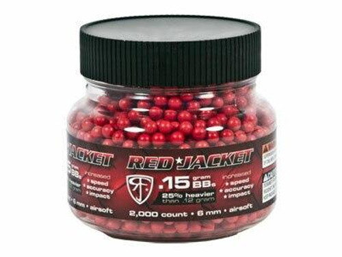 Umarex Red Jacket 6mm Airsoft BBs, 0.15g, 2,000 Rds