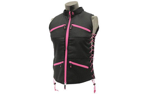 True Huntress Series Black and Pink Sporting Vest