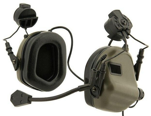 Earmor M32H MOD3 Tactical Communication Hearing Protector for FAST Helmet, Foliage Green Earmor M32H MOD3 Tactical Communication Hearing Protector for FAST Helmet, Foliage Green