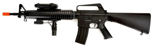 Well M16A3 Spring Powered Airsoft Rifle w/ Laser and Flashlight Well M16A3 Spring Powered Airsoft Rifle w/ Laser and Flashlight