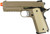 WE 4.3 S-Type Full Metal Semi Auto Gas Blowback Railed Pistol - Tan