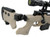 WELL L96 Airsoft Spring Sniper Rifle with Folding Stock, Scope, Bipod, and Monopod - FDE/Tan