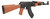 AMA P2799A Spring Airsoft Rifle w/ Red Laser, Black