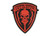 G-Force ISIS Slayer Knife and Skull PVC Morale Patch, Red