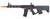 Lancer Tactical Enforcer Series BLACKBIRD Skeleton ProLine Low FPS Airsoft Rifle w/ Alpha Stock, Black / Red