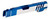 Airsoft Masterpiece Hi-Capa 5.1 / 1911 Custom Saber Slide, Blue Two-Tone
