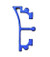 Airsoft Masterpiece Hi-Capa Aluminum Puzzle Front Enos Trigger, Blue