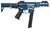 Classic Army Nemesis X9 PDW SMG AEG Airsoft Rifle, Blue/Silver