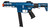 Classic Army Nemesis X9 PDW SMG AEG Airsoft Rifle, Blue/Silver