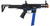 Classic Army Nemesis X9 AEG Airsoft SMG, Black/Blue
