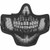 Valken Kilo Airsoft Mesh Mask - Skull, Black