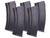 MAG 100 Round Mid-cap Magazine For AK Airsoft AEG Rifle, 5 Pack, Plum