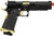 Lancer Tactical Knightshade Hi-Capa Gas Blowback Airsoft Pistol, Black/Gold