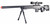 WELL L96 AWS Bolt Action Airsoft Rifle with Bipod and Scope, Black