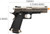 WE Tech Hi-Capa 5.1 T-Rex Competiton Gas Blowback Airsoft Pistol, Silver