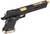WE-Tech Hi-Capa 6 IREX Competition Full Auto Gas Blowback Airsoft Pistol, Black/Gold Barrel