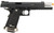 WE Tech 1911 Hi-Capa T-Rex Competition Gas Blowback Airsoft Pistol w/ Sight Mount, Black/Silver