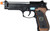 WE Tech M9 Samurai Edge Biohazard Gas Blowback Airsoft Pistol, Black
