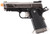 WE-Tech Hi-Capa 3.8 Full Auto Velociraptor Gas Blowback Airsoft Pistol, Black/Silver