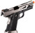 WE-Tech Hi-Capa 3.8 Full Auto Velociraptor Gas Blowback Airsoft Pistol, Black/Silver