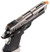 WE-Tech Hi-Capa 3.8 Full Auto Velociraptor Gas Blowback Airsoft Pistol, Black/Silver