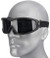 Lancer Tactical Double Layer Airsoft Goggles, Smoke Lens, Black