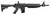 Crosman M4 Multi-Pump 0.177 Cal Air Rifle, Black