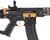 Lancer Tactical Low FPS Enforcer Blackbird Skeleton Airsoft AEG Rifle, Black/Gold
