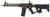 Lancer Tactical Low FPS Enforcer Blackbird Skeleton Airsoft AEG Rifle, Black/Gold