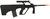Army Armament Polymer AUG AEG Airsoft Rifle w/ Scope, Black