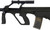 Army Armament Polymer AUG AEG Airsoft Rifle w/ Scope, Black