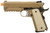WE Tech Kimber Style 1911 Skeletonized Trigger Gas Blowback Airsoft Pistol, Tan