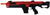 CSI S.T.A.R XR-5 Long Barrel Airsoft AEG Rifle, Red/Black