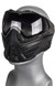 Push Paintball Unite Mask with Cyan Fade Lens, Black