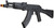 Lancer Tactical x Kalashnikov USA Licensed SBR Airsoft AEG Rifle with Folding Stock, Black