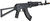 Lancer Tactical x Kalashnikov USA Licensed KR-103 Airsoft AEG Rifle with Triangle Stock, Black