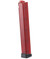 Zion Arms PW9 120 Round 9mm Style Mid-Capacity Magazine, Red