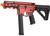 Zion Arms R&D Precision Licensed PW9 Mod 1 Airsoft Rifle with Delta Stock, Vulken Red