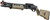Golden Eagle M870 MP M-LOK Style 3/6-Shot Pump Action Gas Airsoft Shotgun w/ Shell Holder, Tan/Black