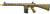 Golden Eagle SR-25K w/ URX4 M-LOK Handguard & Full Stock AEG Airsoft Rifle, Tan