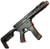 Wolverine Airsoft MTW PKG 9MM Style Tactical 7" Barrel Airsoft HPA Rifle, Black