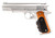 Vorsk VX-9 Agency Gas Blowback Airsoft Pistol, Chrome