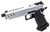 Vorsk CS Vengeance 5.1 Hi Capa Airsoft Pistol, Silver/Black