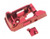 CowCow Technology Aluminum Enhanced Trigger Housing for Action Army AAP-01 Gas Blowback Airsoft Pistol, Red