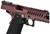 Lancer Tactical Knightshade Hi-Capa Gas Blowback Airsoft Pistol, Black/Bronze